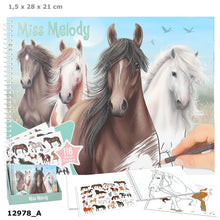 Load image into Gallery viewer, Miss Melody Horse Colouring Book The Buibble Room Toy Store Dublin