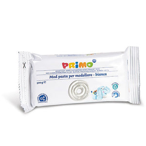 Primo Modeling Clay White (500g) The Bubble Room Toy Store Dublin