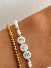 Load image into Gallery viewer, Personalised Beaded Bracelet