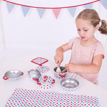 Load image into Gallery viewer, Bigjigs Toys Tin Cookware The Bubble Room Toy Store Dublin