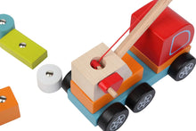 Load image into Gallery viewer, Cubic Wooden Magnetic Parts Truck The Bubble Room Toy Store Dublin