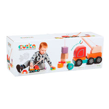 Load image into Gallery viewer, Cubic Wooden Magnetic Parts Truck The Bubble Room Toy Store Dublin