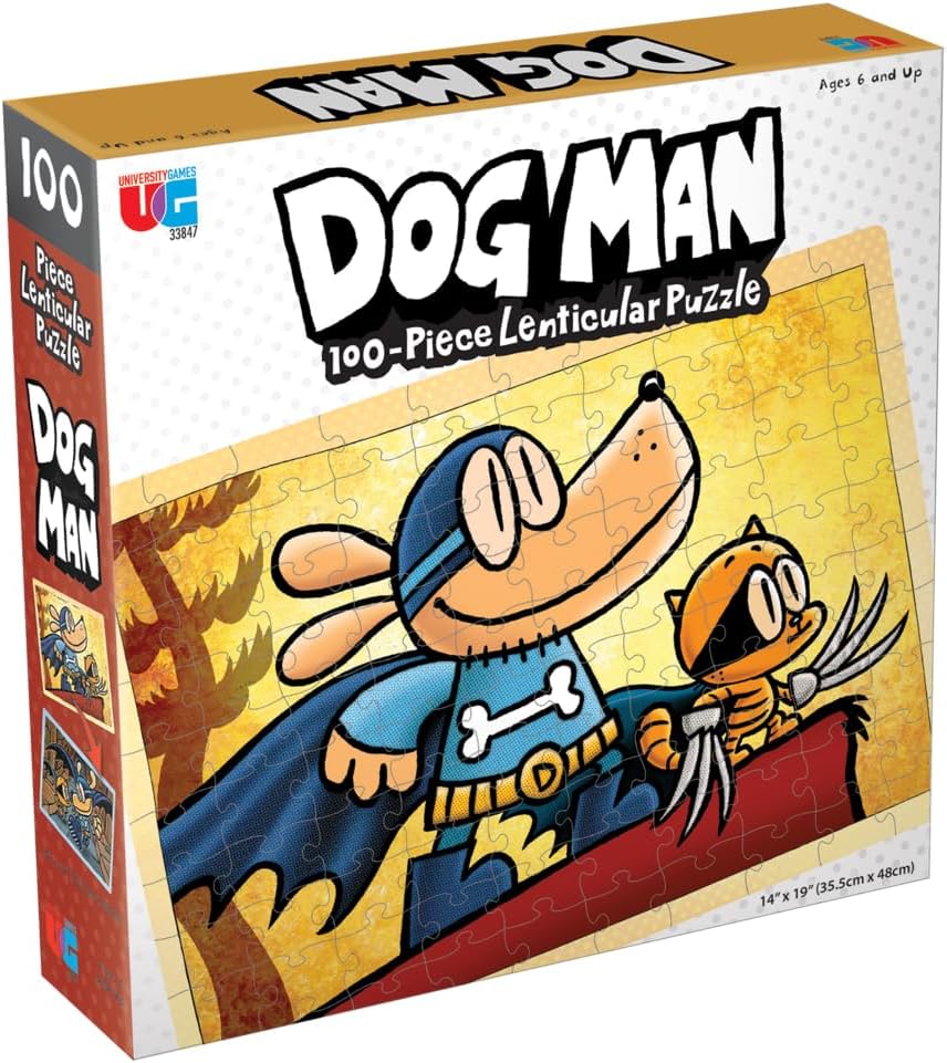 Dogman 100 Piece Lenticular Puzzle The Bubble Room Toy Store Dublin