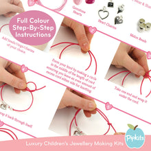 Load image into Gallery viewer, Pipkits Hearts Friendship Charm Bracelet Kit The Bubble Room Toy Store Dublin