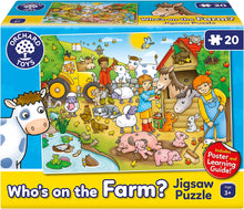 Load image into Gallery viewer, Orchard Toys Who&#39;s On the Farm Jigsaw Puzzle The Bubble Room Toy Store Dublin