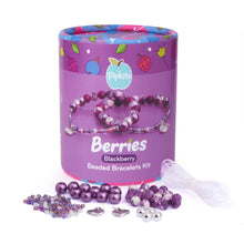 Load image into Gallery viewer, Pipkits Blackberry Berries Beaded Bracelet Kit (Makes 2 Bracelets) The Bubble Room Dublin