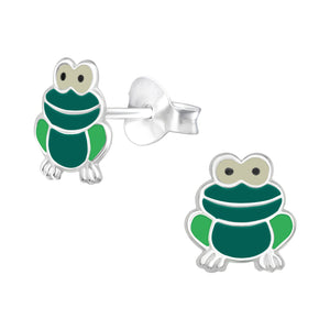 Frog earrings (Sterling Silver)