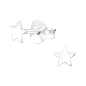 Star Earrings (Sterling Silver)