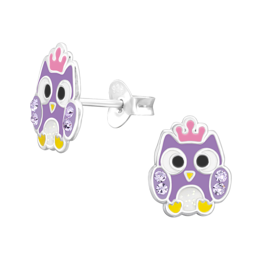 Owl Earrings (Sterling Silver)