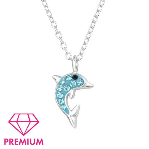 Dolphin Necklace (Sterling Silver)