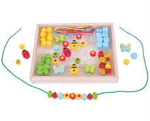 Load image into Gallery viewer, Bigjigs Bead Box (Garden) The Bubble Room Toy Store Dublin