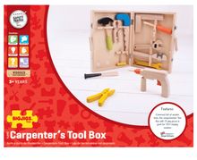 Load image into Gallery viewer, Bigjigs Carpenter&#39;s Tool Box The Bubbe Room Toy Storer Dublin