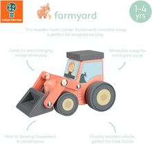 Load image into Gallery viewer, Orange Tree Toys Wooden Tractor The Bubble Room Toy Store Dublin