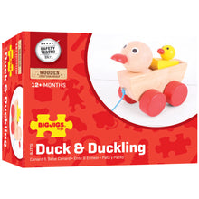 Load image into Gallery viewer, Bigjigs Duck and Duckling The Bubble Room  Toy Store Dublin