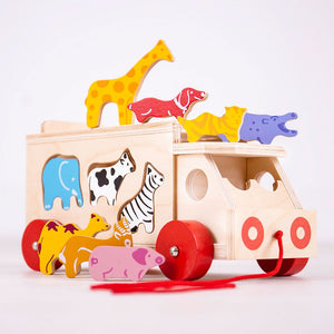 Bigjigs Animal Shape Lorry The Bubble Room Toy Store Dublin Ireland