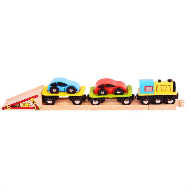 Bigjigs Wooden car loader The Bubble Room Toy Store Dublin