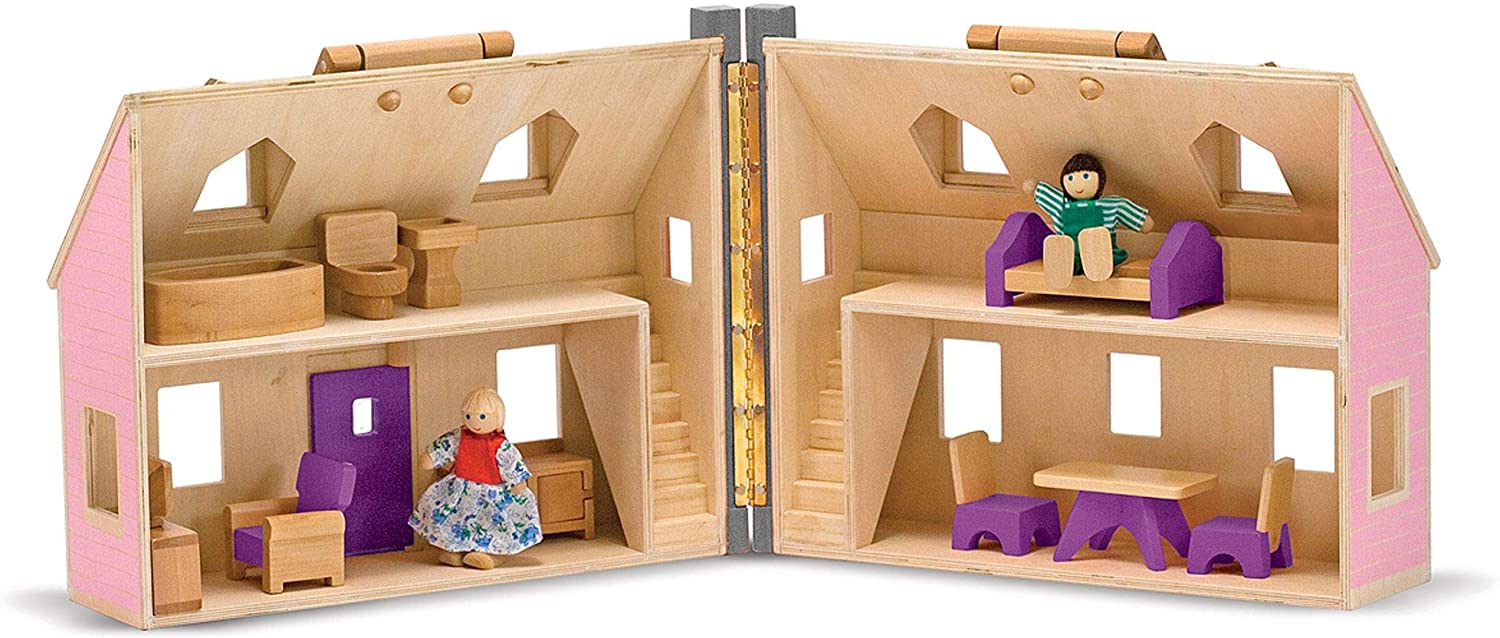 melissa and doug folding dollhouse