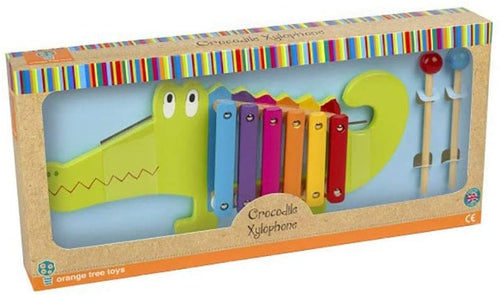 Orange Tree Toys Crocodile Xylophone, Multi Coloured The Bubble Room Toy Store Dublin