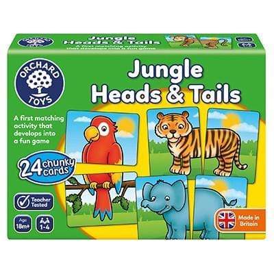 Orchard Toys Jungle Heads and Tails The Bubble Room Toy Store Dublin