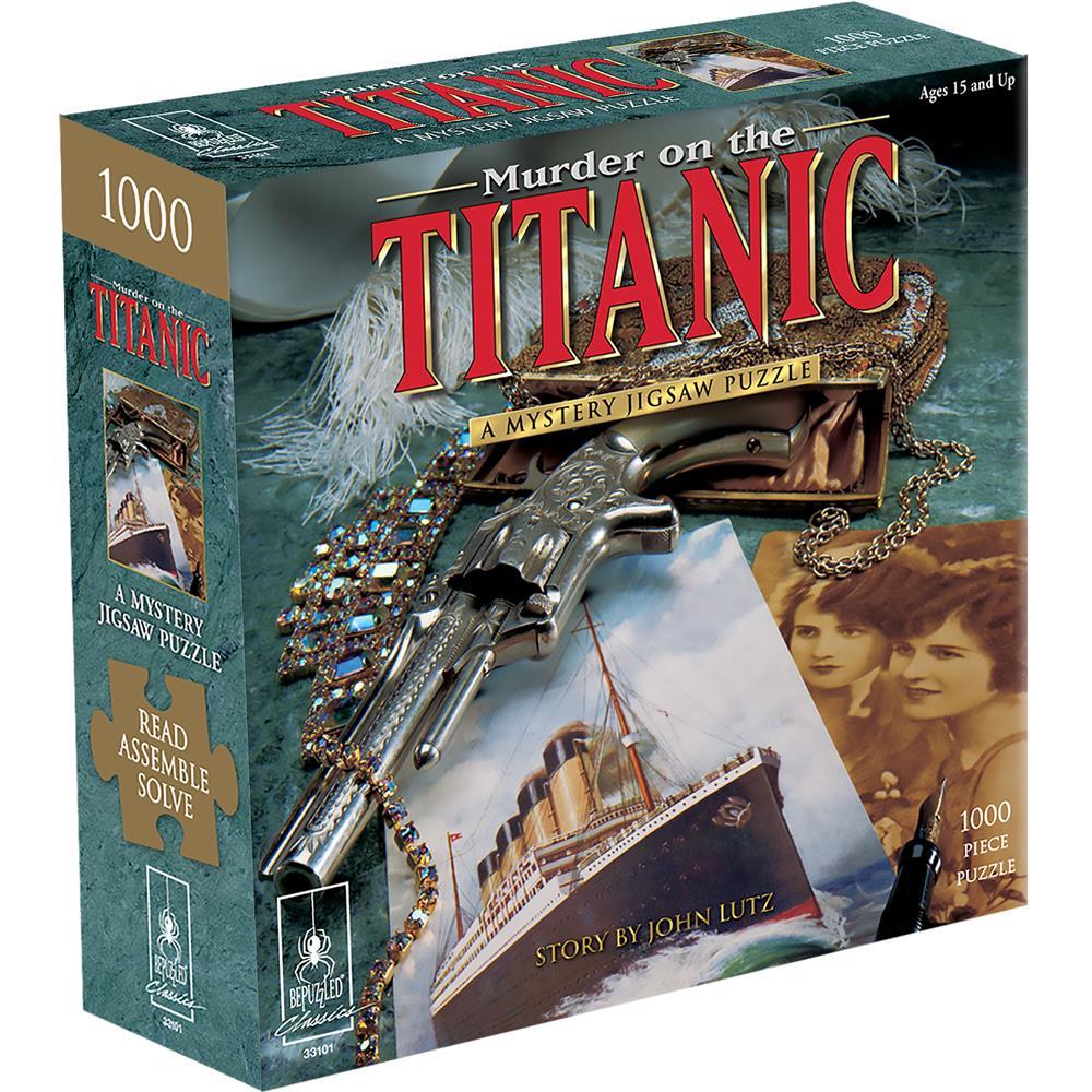 Mystery Puzzles  Murder on the Titanic 1000 pc The Bubble Room Toy Store Dublin